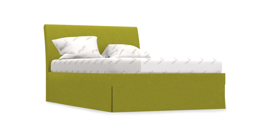 VANVIK IKEA sängram klädsel 140 - Velvet Blends Green